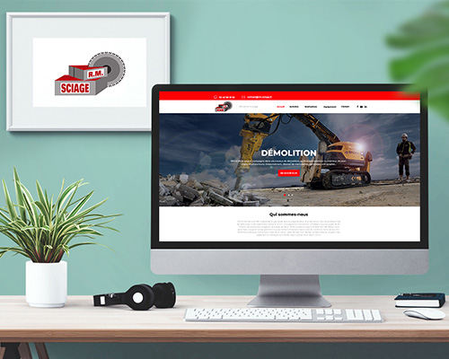 Création du site internet RM Sciage