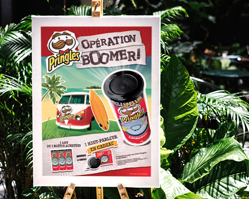 Campagne de pub pour Pringles